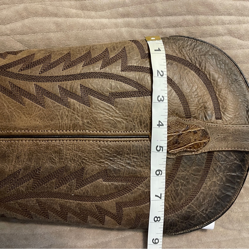 Rock’em Women’s Brown Tall Cowboy Boots - Picture 7 of 10